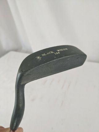 Black Widow 140 Golf Club Putter Rh 34.  5 " Vtg Steel Shaft