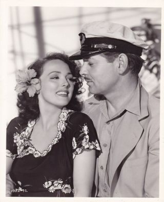 Clark Gable Lina Romay Vintage 1945 Adventure Mgm Dbw Portrait Photo