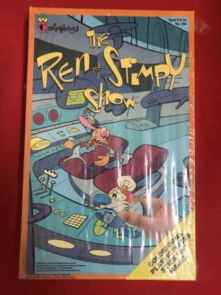 1992 The Ren & Stimpy Show Colorforms Playset Nickelodeon Vintage New/sealed