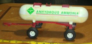 Vintage 1/16 Ertl Case Ih Red Anhydrous Ammonia Tank Fertilizer Farm Tractor Toy