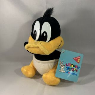Looney Tunes Lovables Baby Daffy Duck Plush Toy Doll Vintage 1996 Dakin Applause