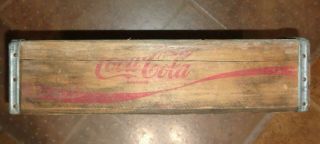 Primitive Vintage Old Enjoy Coke Coca Cola Wooden Soda Pop Crate Wood Box Case