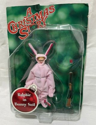 A Christmas Story Ralphie In Bunny Suit 7 " Figure On Card Neca