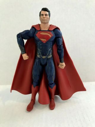 Superman Man Of Steel 6 " Action Figure Henry Cavill Likeness Dc Comics