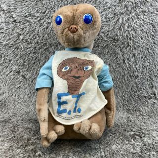 Vintage Kamar E.  T.  1982 Universal Studio Plush Doll With Shirt