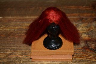 Vintage Mattel Barbie Doll Flame Red American Girl Long Style Color Magic Wig
