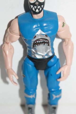 TNA Sharkboy Action Figure WWF Series 2 Impact Wrestling WWE Marvel Toys 3