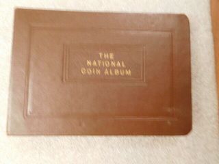 Vintage Wayte Raymond National Coin Album For Dollar Size Coins With Cover