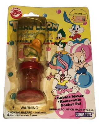 Vintage Tiny Toon Adventures Bubble Buddies Dorda Toys Shirley Loon 1997 Usa