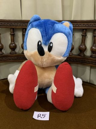 Sonic The Hedgehog Sega 1998 Japan Large Fuzzy Plush Fighters Tails