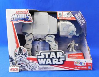 Imperial At - At Walker With Driver Star Wars Galactic Heroes Playskool Toys R Us