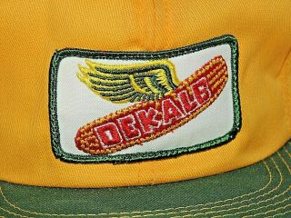 Vintage DEKALB Seed Trucker Hat K - Products Patch Snapback Baseball Cap USA 2