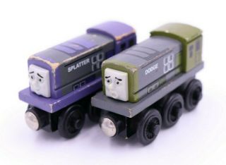Thomas And Friends Wooden Railway Splatter Dodge Magic Railroad Diesel Twins