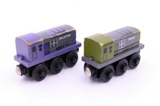Thomas And Friends Wooden Railway Splatter Dodge Magic Railroad Diesel Twins 3