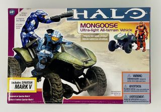 Mcfarlane Toy Halo 2009 Deluxe Mongoose Action Figure Vehicle Spartan Mark V