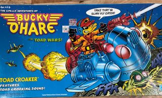 Vintage Hasbro 1990 Bucky O’hare Toad Croaker Vehicle In The Box