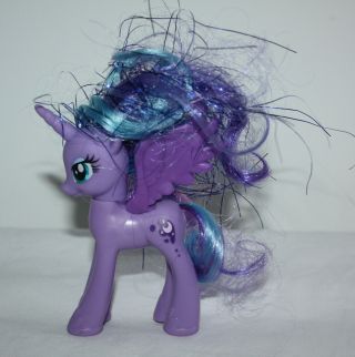 My Little Pony G4 Princess Luna Tinsel Hair Gem Eyes Mlp