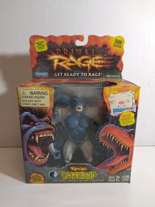 1994 Playmates - Primal Rage Blizzard Action Figure Factory Nip