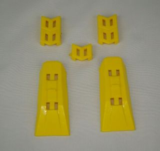 Vintage Transformers G1 Omega Supreme Leg Clips X5 Replacement Parts 1985