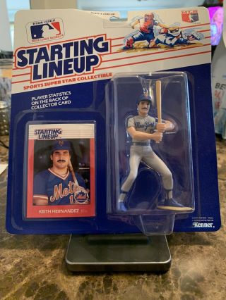 1988 Starting Lineup Keith Hernandez & Gary Carter.  Mets Co - Captains & Legends.