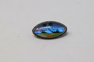 Brilliant Vintage Art Deco Style Sterling Silver 925 Butterfly Wing Brooch 063