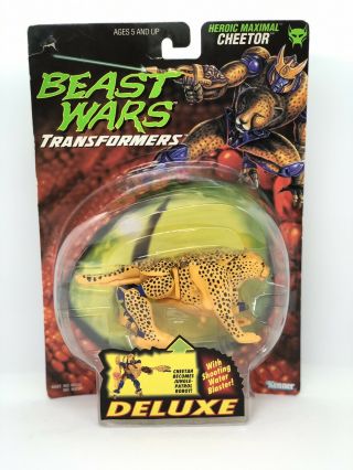 Vintage Kenner 1997 Beast Wars Deluxe Cheetor Transformers Moc