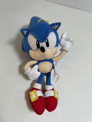 Sonic The Hedgehog 12 " Plush Sega Authentic Stuffed Animal Ornament Hanging