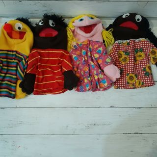 Handmade Sesame Street Look A Like Puppets Custom Vintage Muppets Jim Hensen