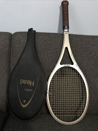 Head Amf Arthur Ashe Competition 3,  4 - 5/8 Vintage Wood Tennis Racquet