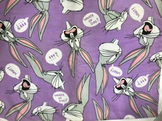 Vintage Fabric Bugs Bunny What 