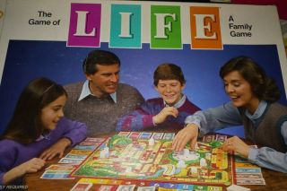 Vintage (1985) The Game Of Life Family Board Game Milton Bradley Usa - Complete