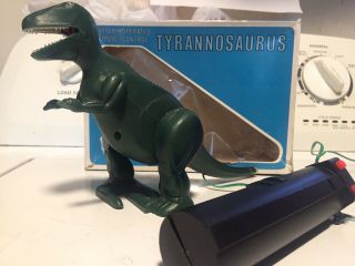 Vintage Rc T - Rex Tyrannosaurus Sears Battery Operated Toy Box 60 