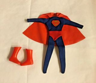 Vintage 1967 Ideal Captain Action Boy Superman Superboy Costume W/boots