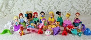 Disney Princess Little Kingdom Snap - In Dolls Tiana Snow White Anna More