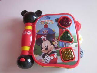 Disney Hap - P - Kid Mickey Mouse Clubhouse Interactive Book 6 " Light Up Talking