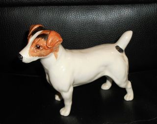 Vintage Beswick Pottery Jack Russel Terrier Figurine - Large Size