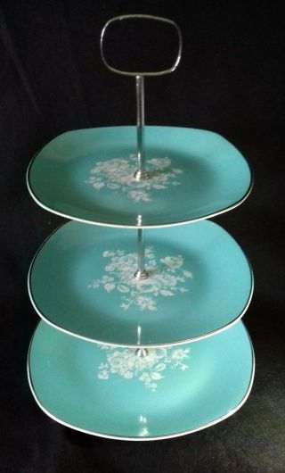 Vintage Midwinter 3 Tier Cake Stand