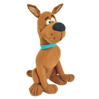 Toy Factory Scooby Doo 15 " Seated Brown Plush Dog Collar Vintage Hanna Barbera
