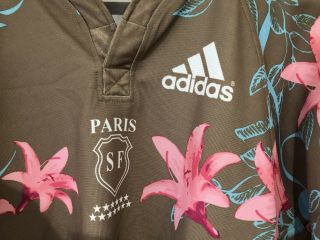 Vintage Stade Francais rugby jersey s/s addidas In Large 3