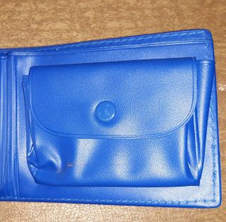 Vintage CHUCK E CHEESE ' S ShowBiz Pizza Time Wallet,  Blue,  Embossed, 3