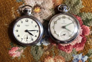 Two Vintage Pocket Watches Smiths Empire And Services