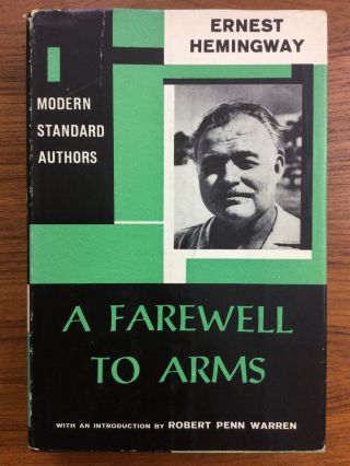 Vintage 1957 Ernest Hemingway A Farewell To Arms Hardcover Dust Jacket