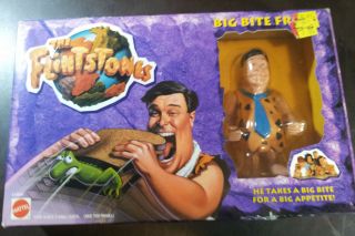 1993 Flintstones Big Bite Fred " Yabba - Dabba - Doo "  Mattel Flintstone