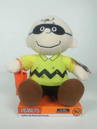 Peanuts Charlie Brown Halloween Plush Lights - Up Musical Plush