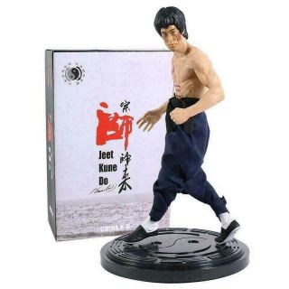 Bruce Lee Jeet Kune Do Three - Headed 1/6 Limited Pvc Figure Statue Model Toy