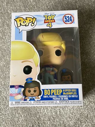 Toy Story 4 - Bo Peep & Officer Mcdimples Pop Vinyl - 524 Disney Funko Pop