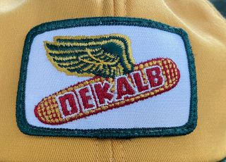 Vintage DEKALB Snapback Trucker Hat Patch Cap Swingster USA 2