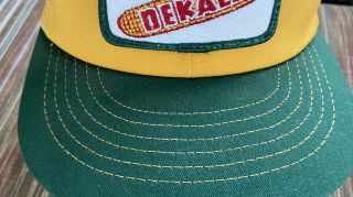 Vintage DEKALB Snapback Trucker Hat Patch Cap Swingster USA 3