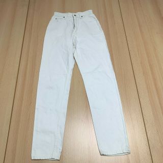 Vintage Lee High Rise Regular Jeans Size 12 (26 Inch Waist) (33 Inch Leg) White