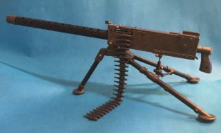 Rare M1919a4 Browning 1/3 Scale Model Machine Gun Table Display Die Cast Metal